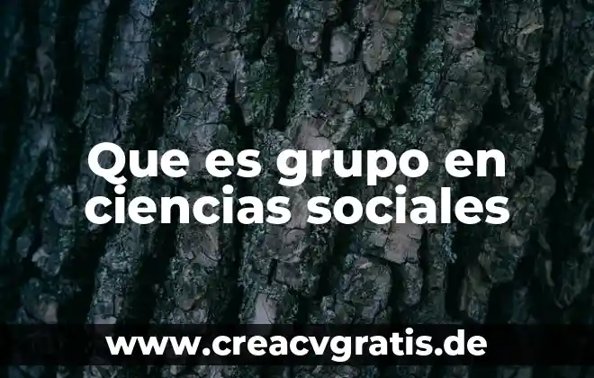 Que es abolir en sociales 3 Que es grupo en ciencias sociales