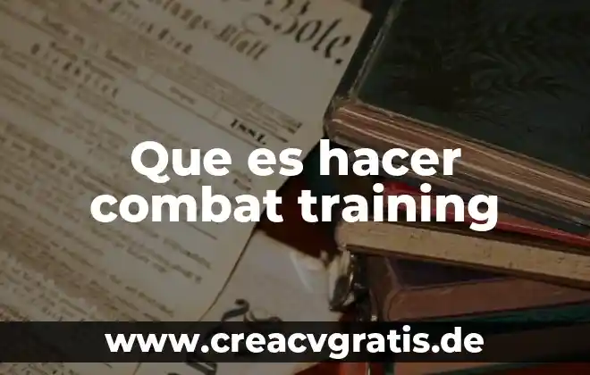 Que es hacer escala en un vuelo 4 Que es hacer combat training