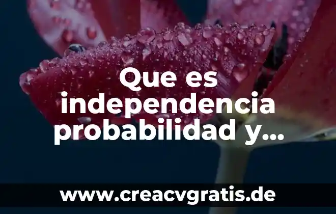 Qué es un diagrama de flujo de comunicación 8 Que es independencia probabilidad y estadistica