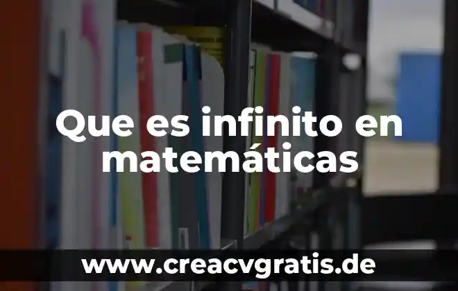 Qué es el número CIC de la credencial de elector 5 Que es infinito en matemáticas