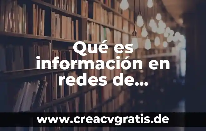 Dominio en computadoras que es 3 Qué es información en redes de computadoras