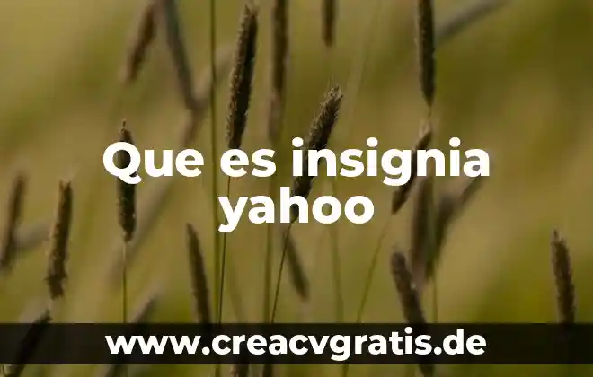 Que es el smog yahoo 3 Que es insignia yahoo