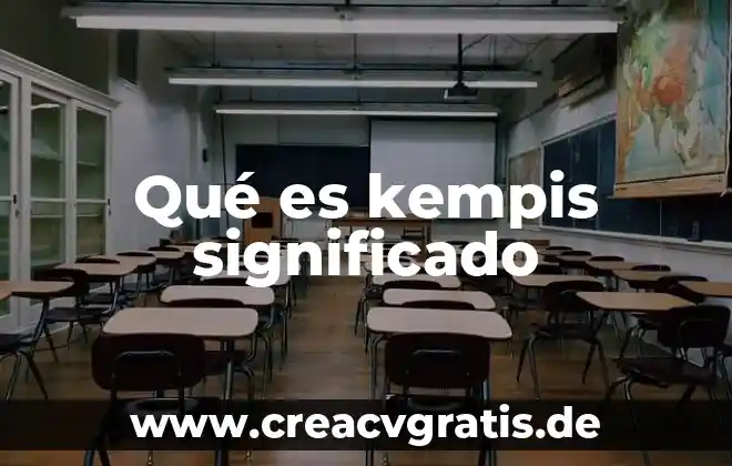 Qué es ser elitista significado 4 Qué es kempis significado
