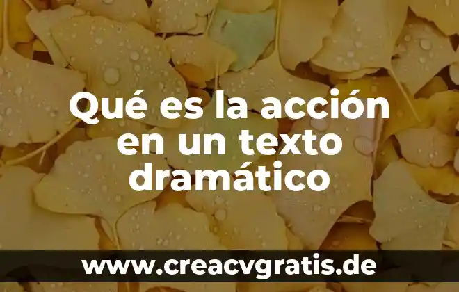 Que es un operador de texto en Excel 7 Qué es la acción en un texto dramático