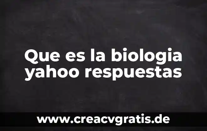 Que es la firma electronica avanzada yahoo 4 Que es la biologia yahoo respuestas