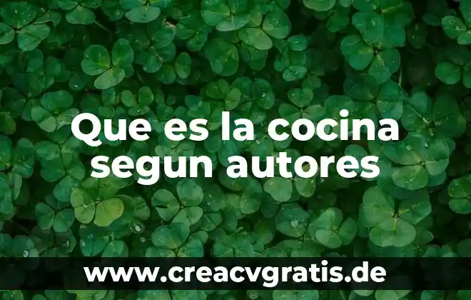 Que es una barrera de aprendizaje autores 8 Que es la cocina segun autores
