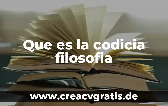 Que es com.dianxinos.optimizer.duplay 6 Que es la codicia filosofia