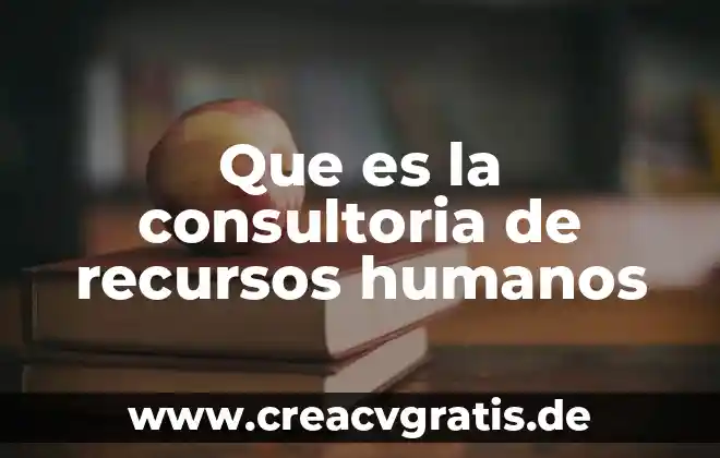 Qué es ingeniería en recursos hídricos 3 Que es la consultoria de recursos humanos