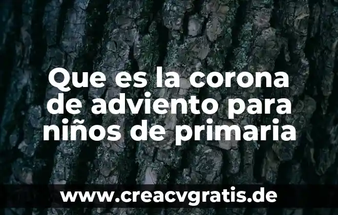 Qué es el embarazo saludable según la OMS 3 Que es la corona de adviento para niños de primaria