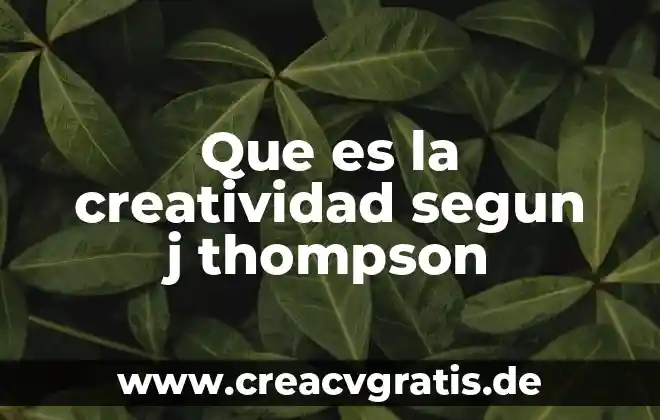Para que es importante el hierro en el embarazo 6 Que es la creatividad segun j thompson
