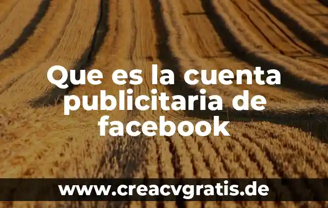 Que es herencia y tipos de herencias en c 6 Que es la cuenta publicitaria de facebook