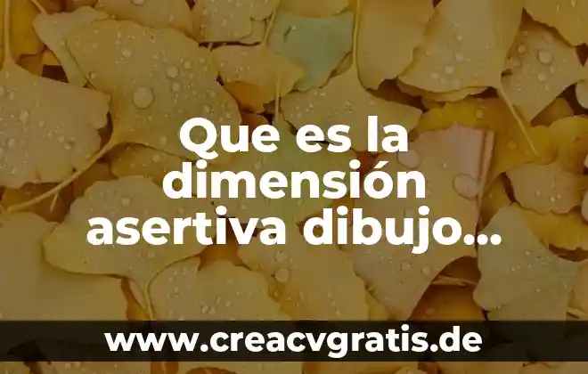 Que es un plano en dibujo tecnico 5 Que es la dimensión asertiva dibujo tecnico