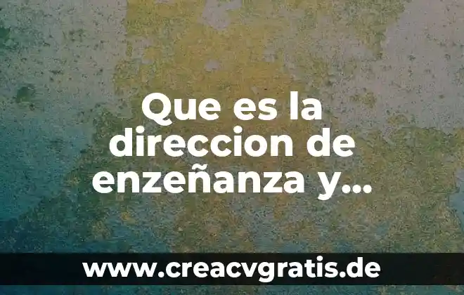 Qué es el número cetano 5 Que es la direccion de enzeñanza y calidad