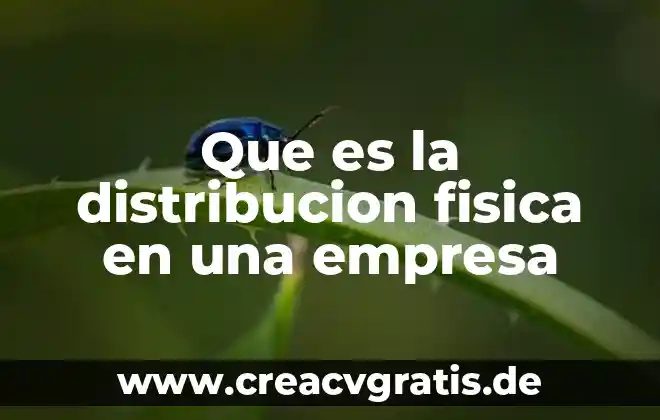 Por que es importante ubicacion y distribucion de planta 3 Que es la distribucion fisica en una empresa