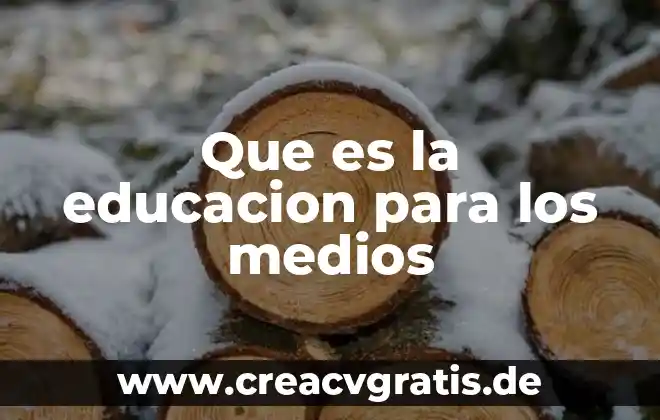 Qué es el fonetismo en educación 4 Que es la educacion para los medios