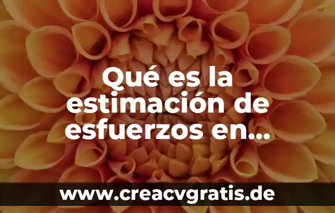 Que es un inventario en contabilidad de costos 7 Qué es la estimación de esfuerzos en costos de software