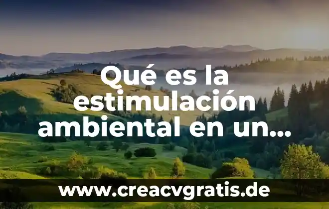 Que es un bebe de agua y por que 3 Qué es la estimulación ambiental en un bebé