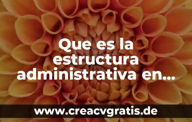 Que es la estructura para marx 4 Que es la estructura administrativa en el gobierno