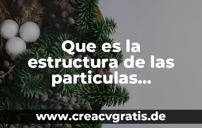 Estructura secuencial scratch que es 3 Que es la estructura de las particulas subatomicas