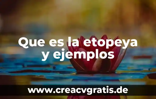 Qué es un derivadas en etimología ejemplos 7 Que es la etopeya y ejemplos