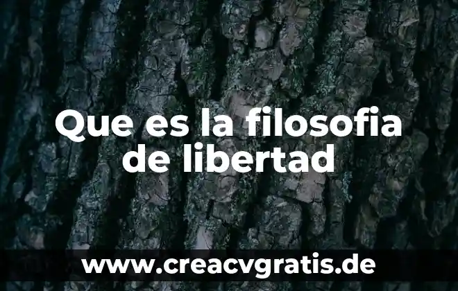 Que es el periodico tierra y libertad 4 Que es la filosofia de libertad