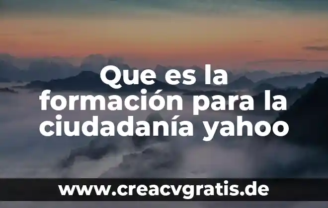 Que es la bandera mexicana yahoo 4 Que es la formación para la ciudadanía yahoo