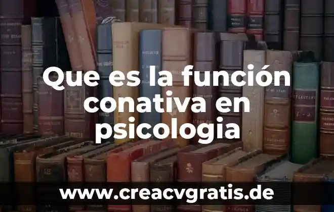 Que es la funcion hidraulica 8 Que es la función conativa en psicologia
