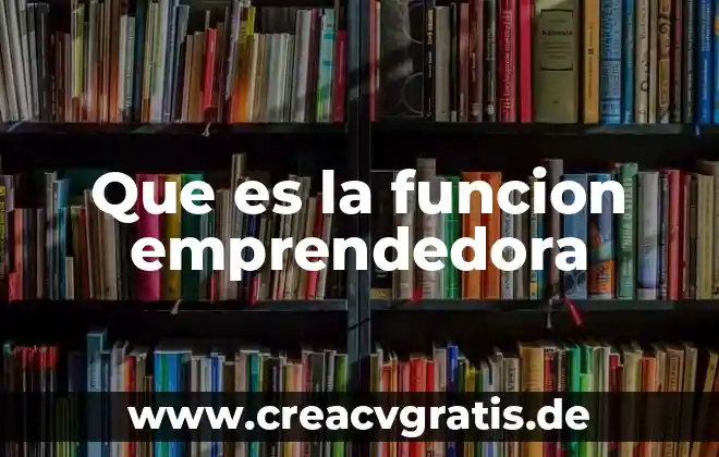 Que es la funcion hidraulica 3 Que es la funcion emprendedora