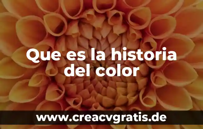 Qué es el índice de reproducción de color 8 Que es la historia del color