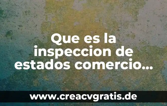 Qué es una ganga en estados unidos 4 Que es la inspeccion de estados comercio electronico