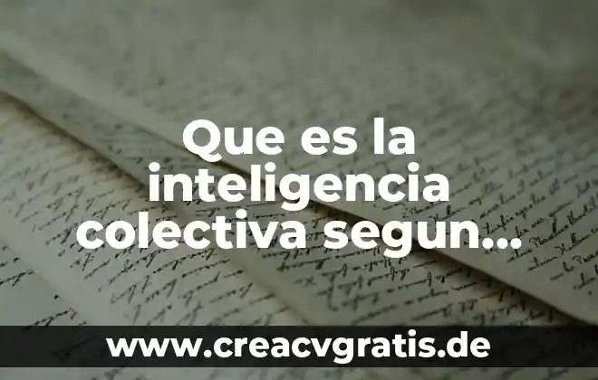 Resumen de que es la filosofia antigua de pierre hadot 6 Que es la inteligencia colectiva segun pierre levy