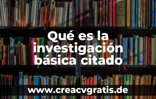 Qué es método de investigación correlacional en psicología 4 Qué es la investigación básica citado