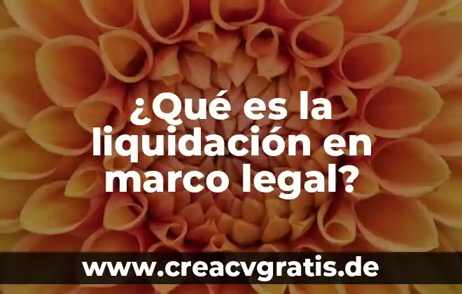 Que es la jornada legal y tipos de jornada 4 ¿Qué es la liquidación en marco legal?