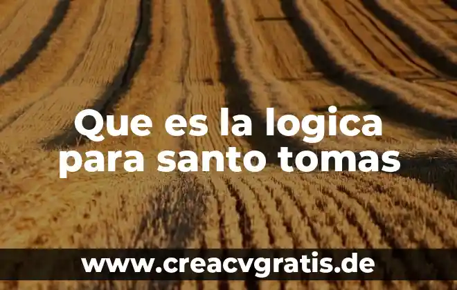 Que es la complejidad de la educacion estetica logica ensayos 4 Que es la logica para santo tomas