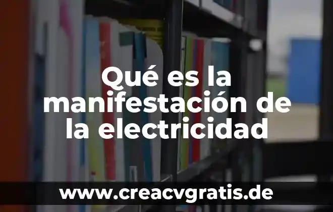 Que es reactivo en electricidad 5 Qué es la manifestación de la electricidad