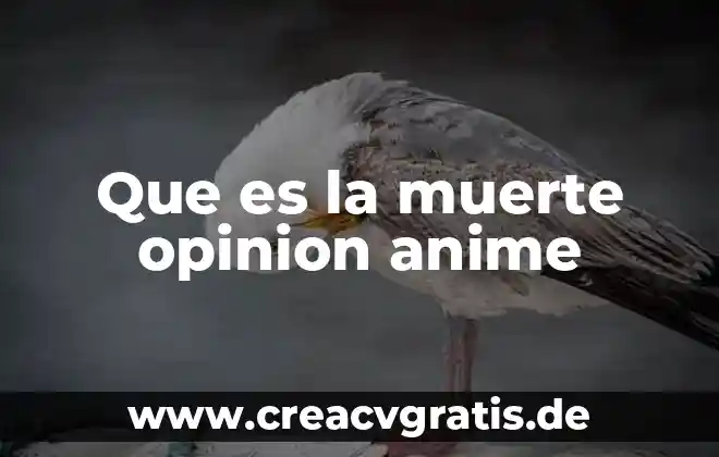 Anime sobre una loli que es mala 4 Que es la muerte opinion anime