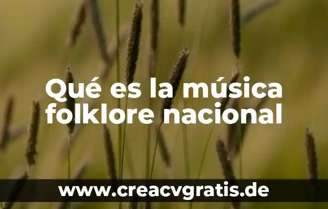 Qué es un trovador en la música 8 Qué es la música folklore nacional