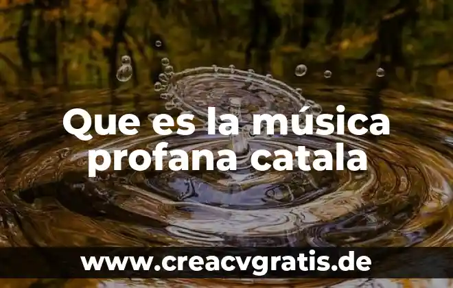Qué es un trovador en la música 5 Que es la música profana catala