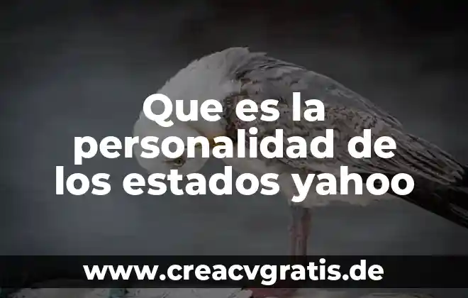 Qué es la teoría de la personalidad teoría del individualismo 8 Que es la personalidad de los estados yahoo