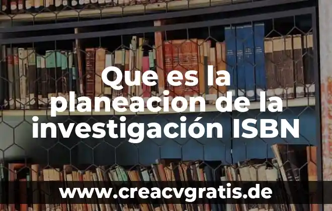 Que es la investigacion no judicializada 6 Que es la planeacion de la investigación ISBN