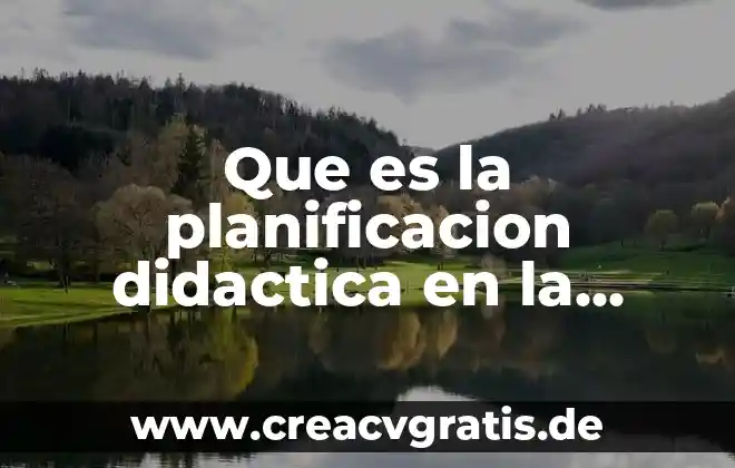 Qué es la especialización primaria 4 Que es la planificacion didactica en la escuela primaria