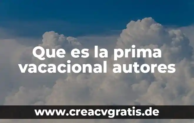 Que es calidad de servicio segun autores 5 Que es la prima vacacional autores