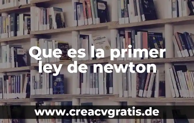 Principio de progresividad de la ley que es 3 Que es la primer ley de newton