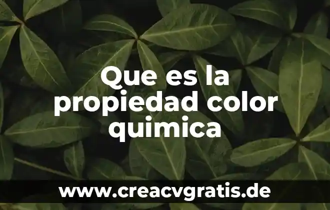 Que es cracking en quimica 8 Que es la propiedad color quimica
