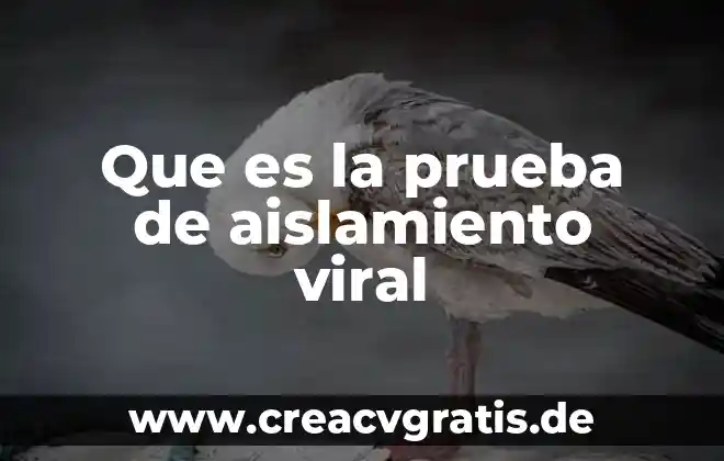 Qué es química definición Brown 5 Que es la prueba de aislamiento viral