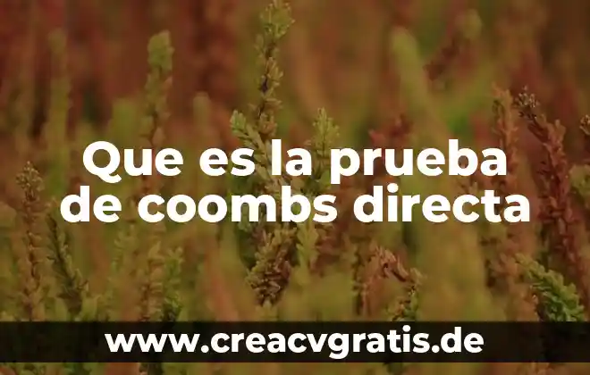 Qué es una placa dental a prueba 6 Que es la prueba de coombs directa