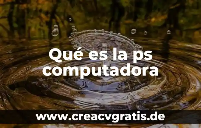 Que es el joystick de la computadora 5 Qué es la ps computadora