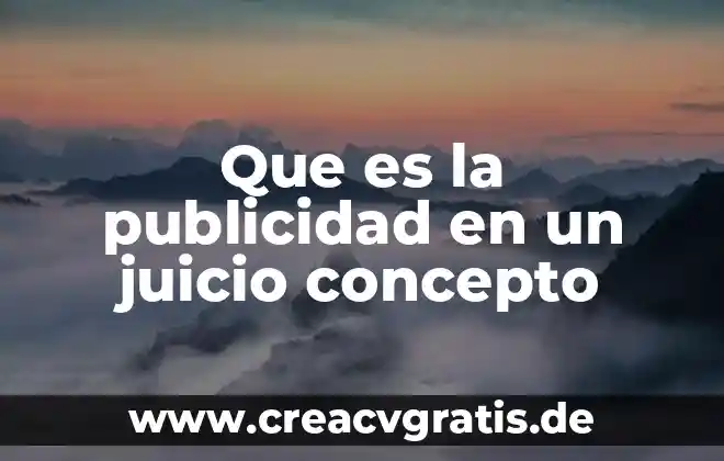 Que es plv en publicidad 8 Que es la publicidad en un juicio concepto