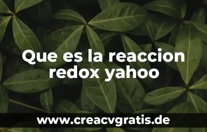 Que es un exorcismo yahoo 5 Que es la reaccion redox yahoo