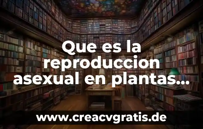 Asexual que es 5 Que es la reproduccion asexual en plantas y animales